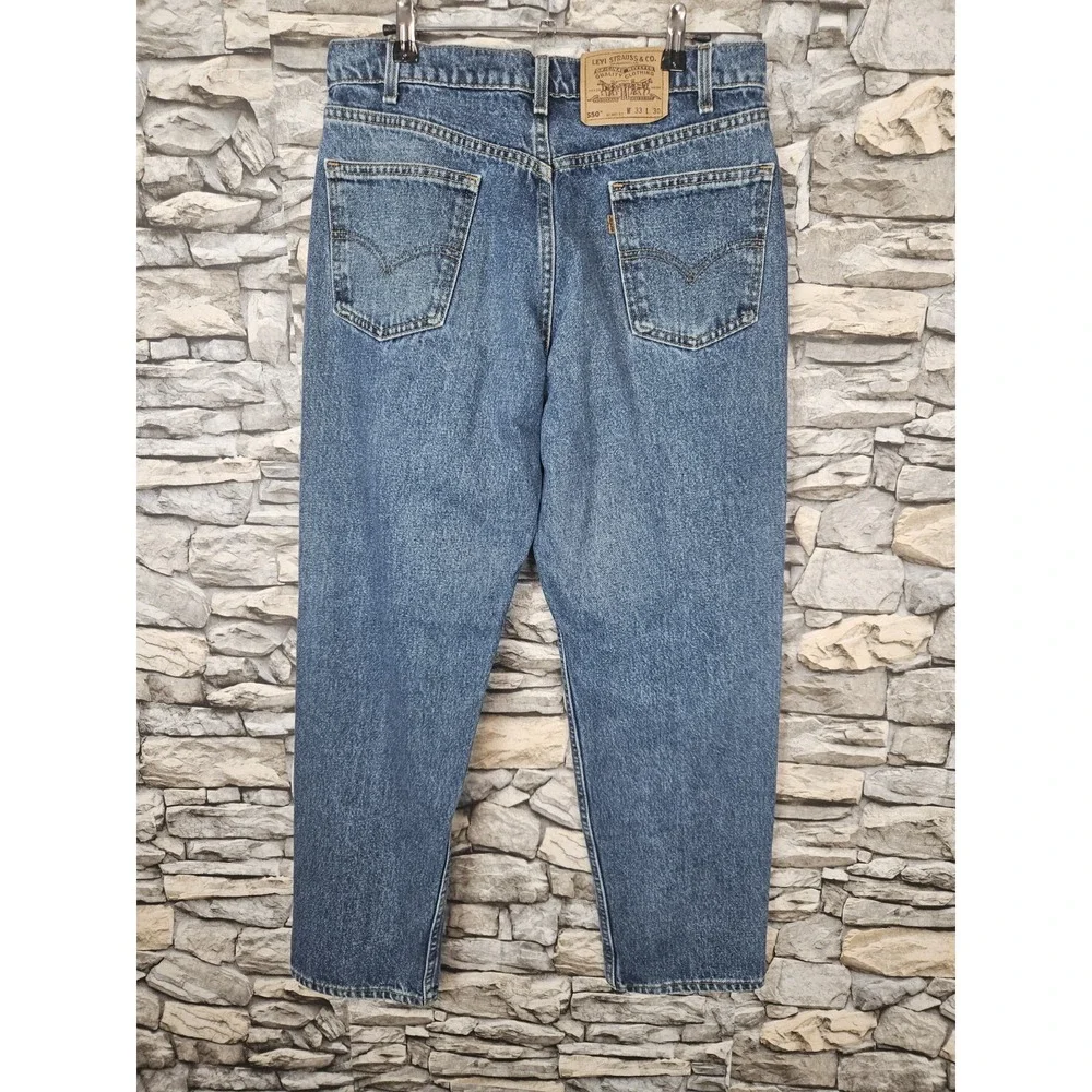Levi's 550 Men's Vintage Orange Tab Relaxed Fit Jeans Made in USA 32x30